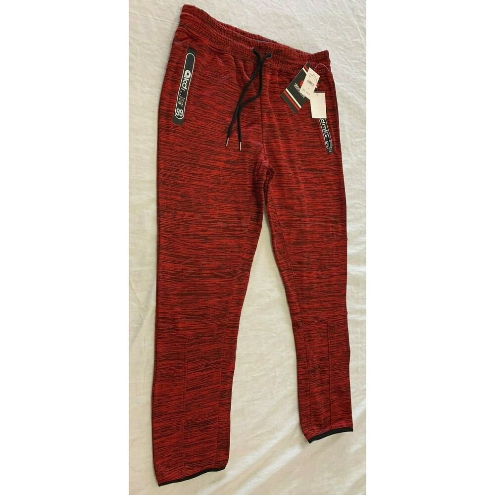 NWT AKADEMIKS SPACE DYED FLEECE LINED PANTS SIZE XL